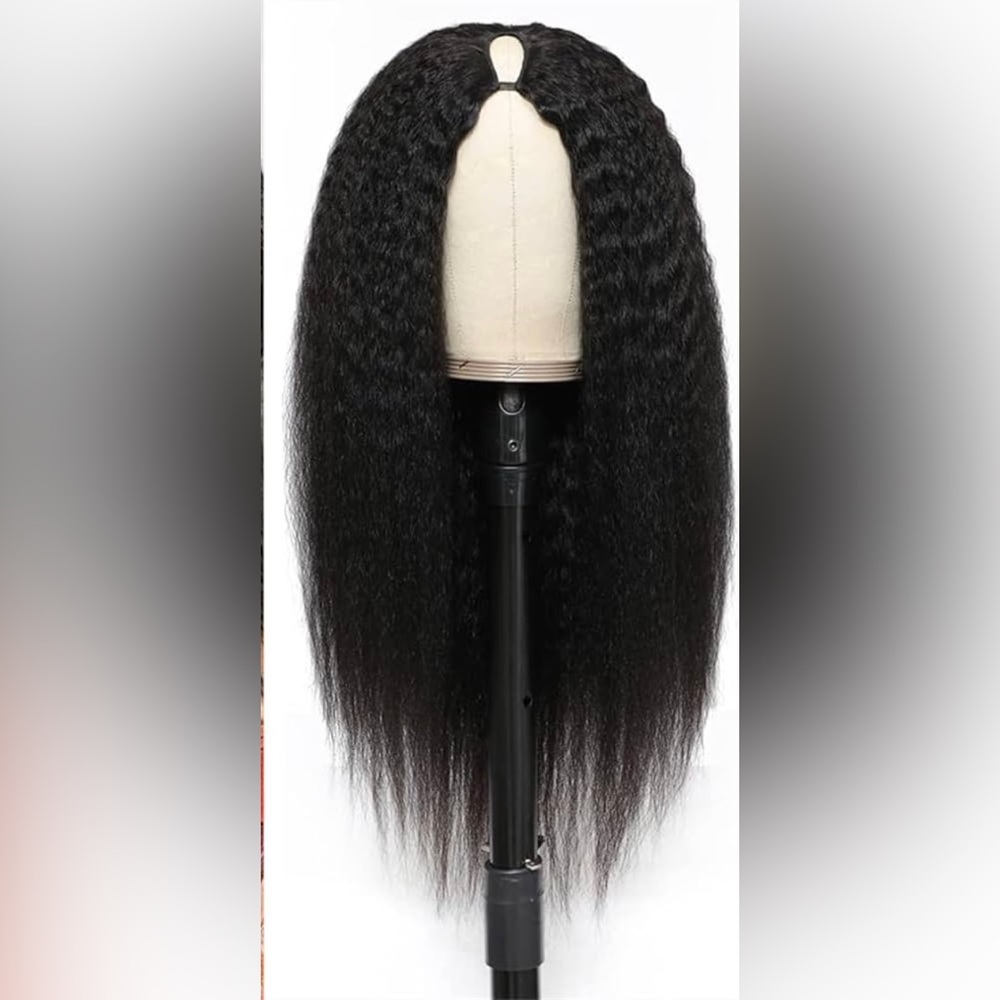 *BRAND NEW* 14” 100% human hair kinky straight Upart wig eq